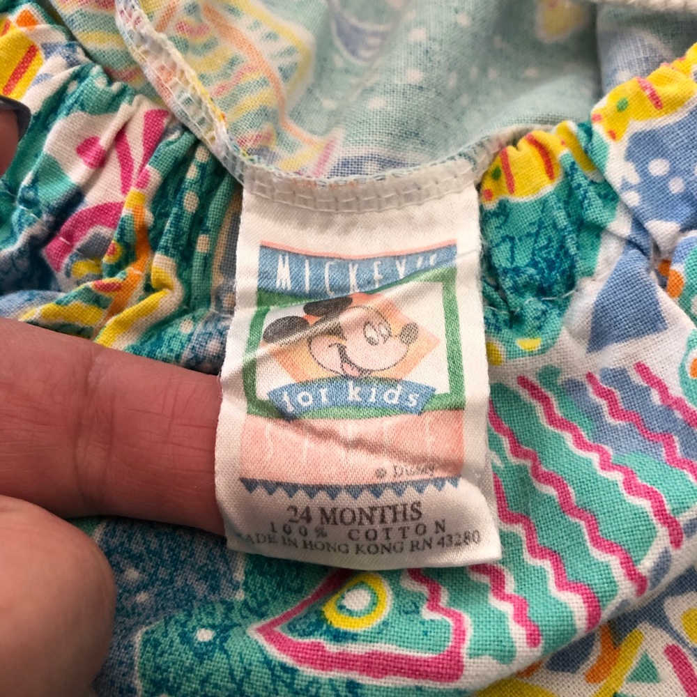 Vintage Mickeys Stuff for Kids Fish Pull On Shorts - Picture 4 of 6